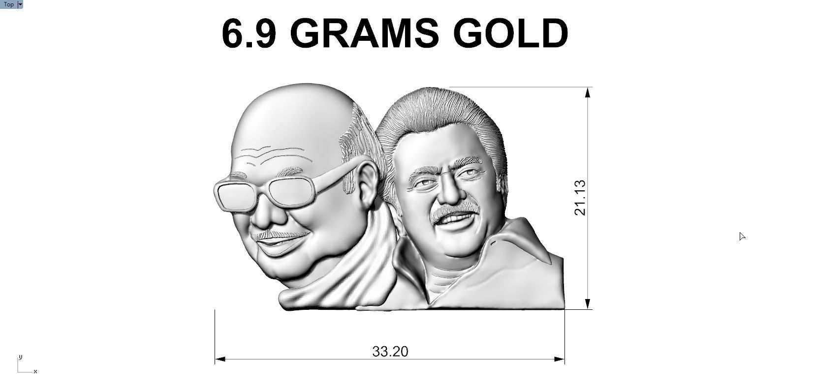 STALIN KARUNANITHI PENDENT 3D print model_2