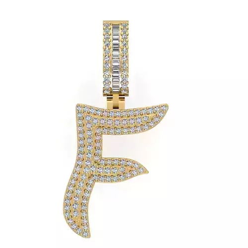 HIP HOP F PENDANT