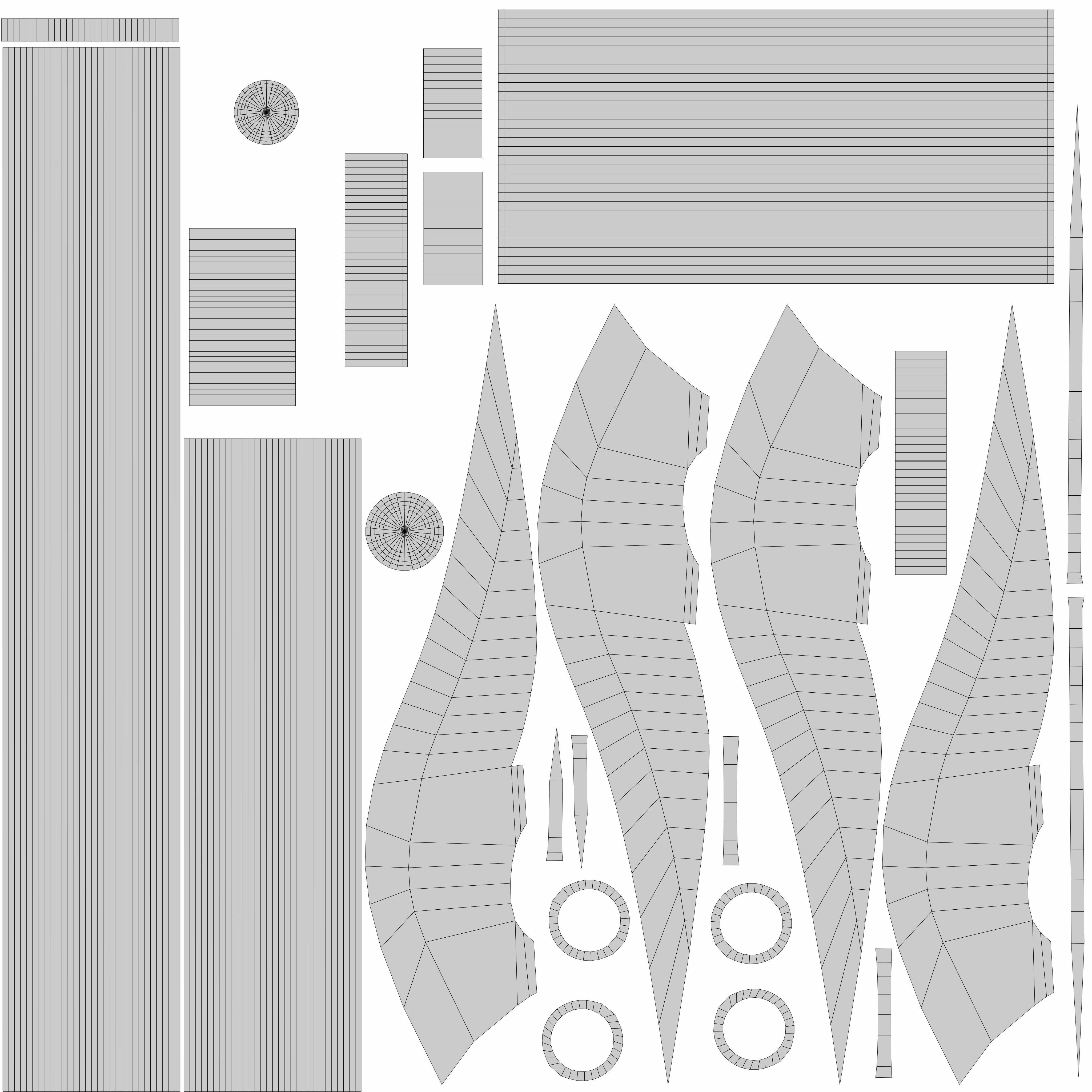 Double poleax Low-poly 3D model_8