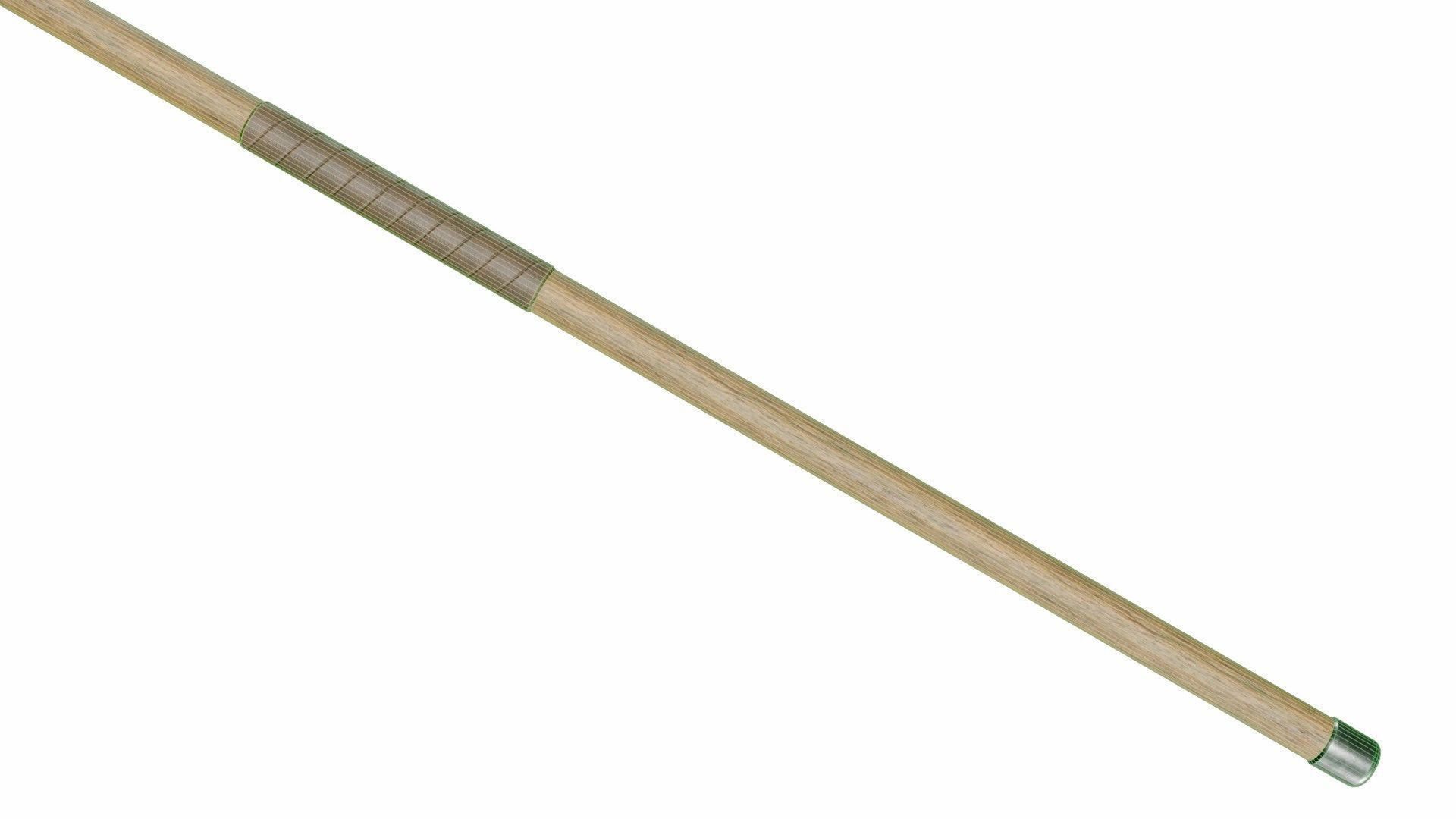 Double poleax Low-poly 3D model_7