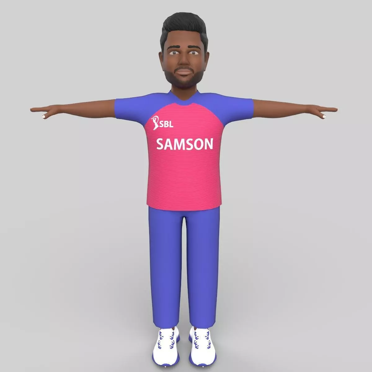 Sanju Samson 3D model