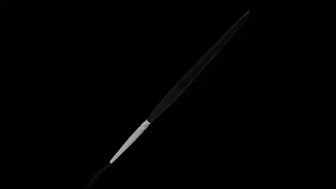 Painting Brush Low-poly 3D model