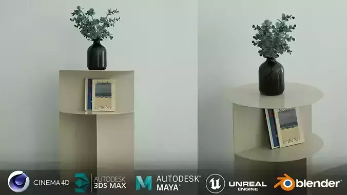 Multipurpose table 3D model