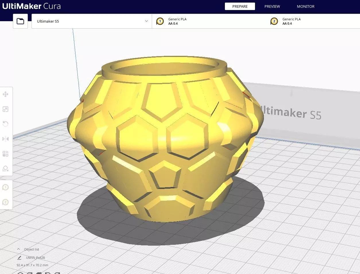 Garden Pot 28 3D print model_0