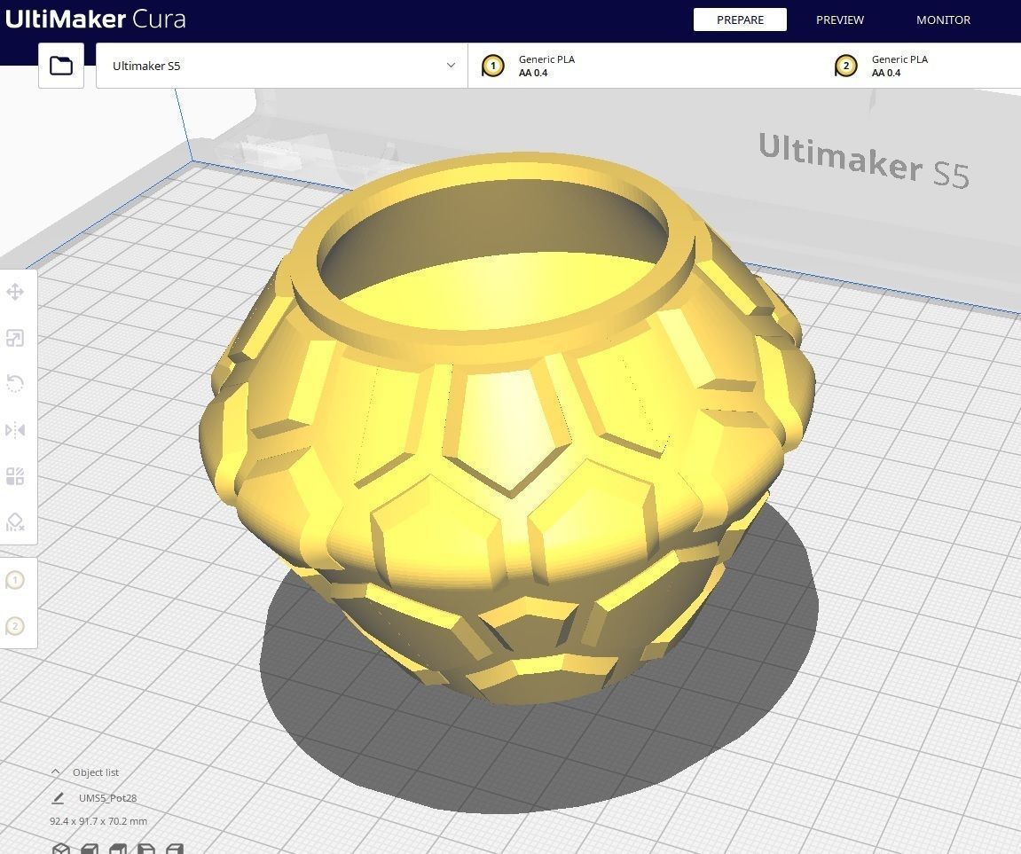 Garden Pot 28 3D print model_2