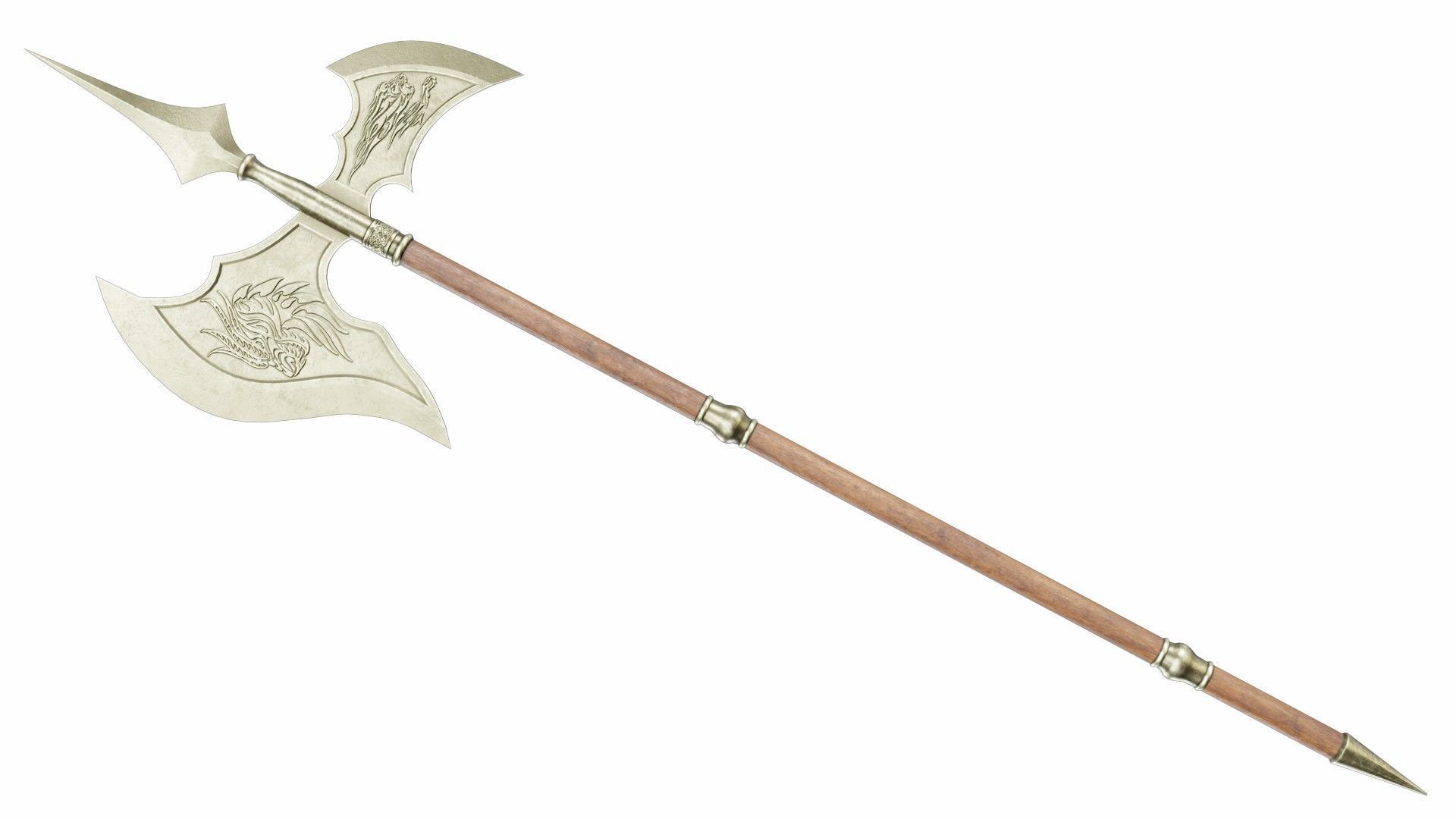 Halberd 06 3D model_1