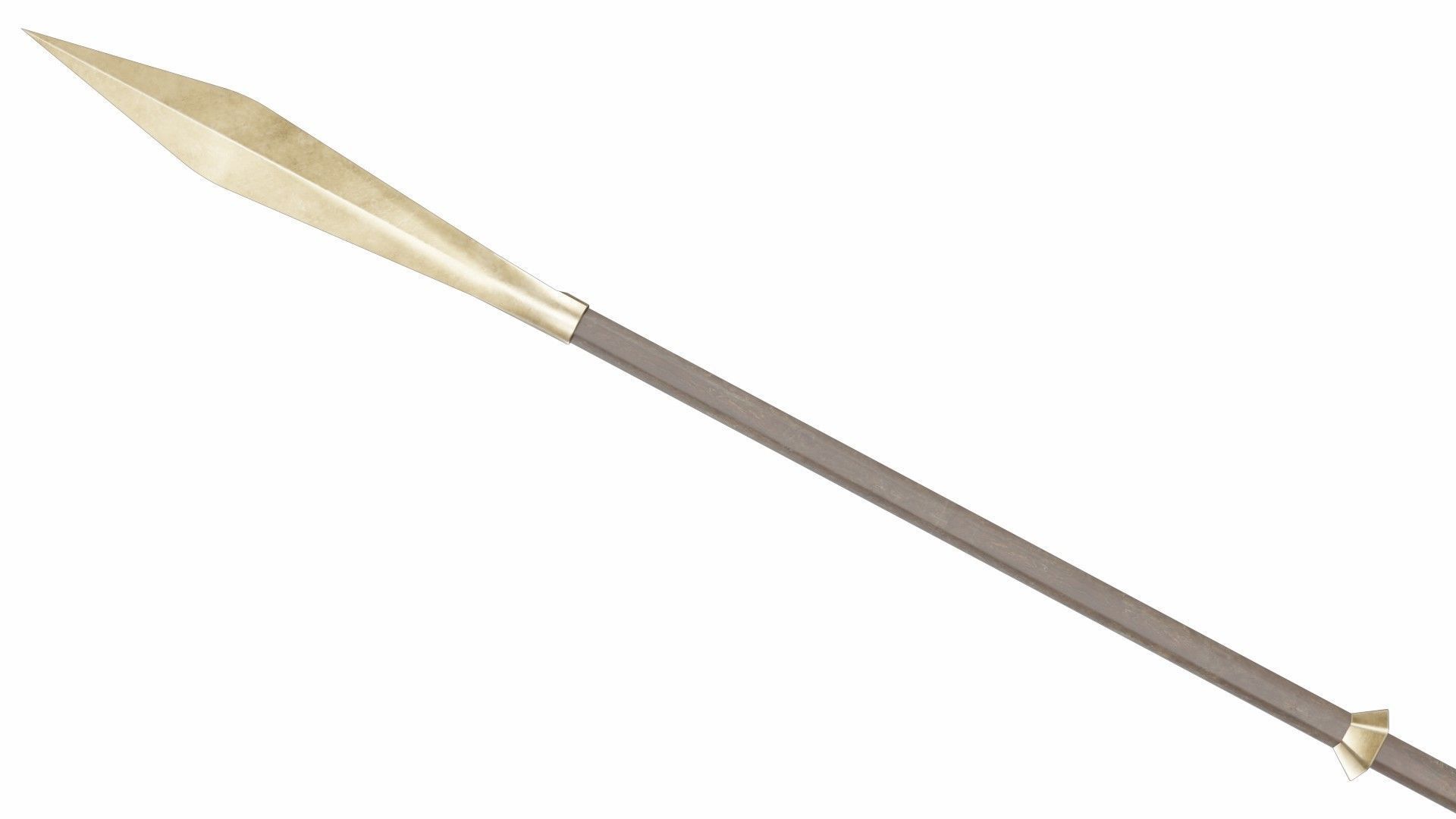 Longspear Low-poly 3D model_2