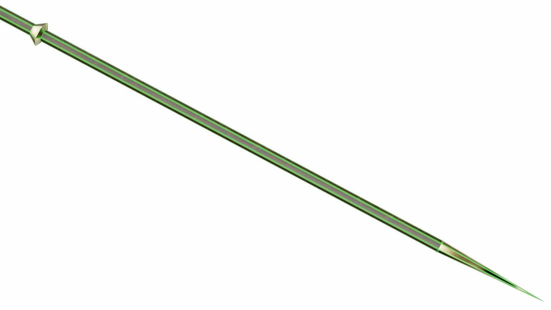 Longspear Low-poly 3D model_7