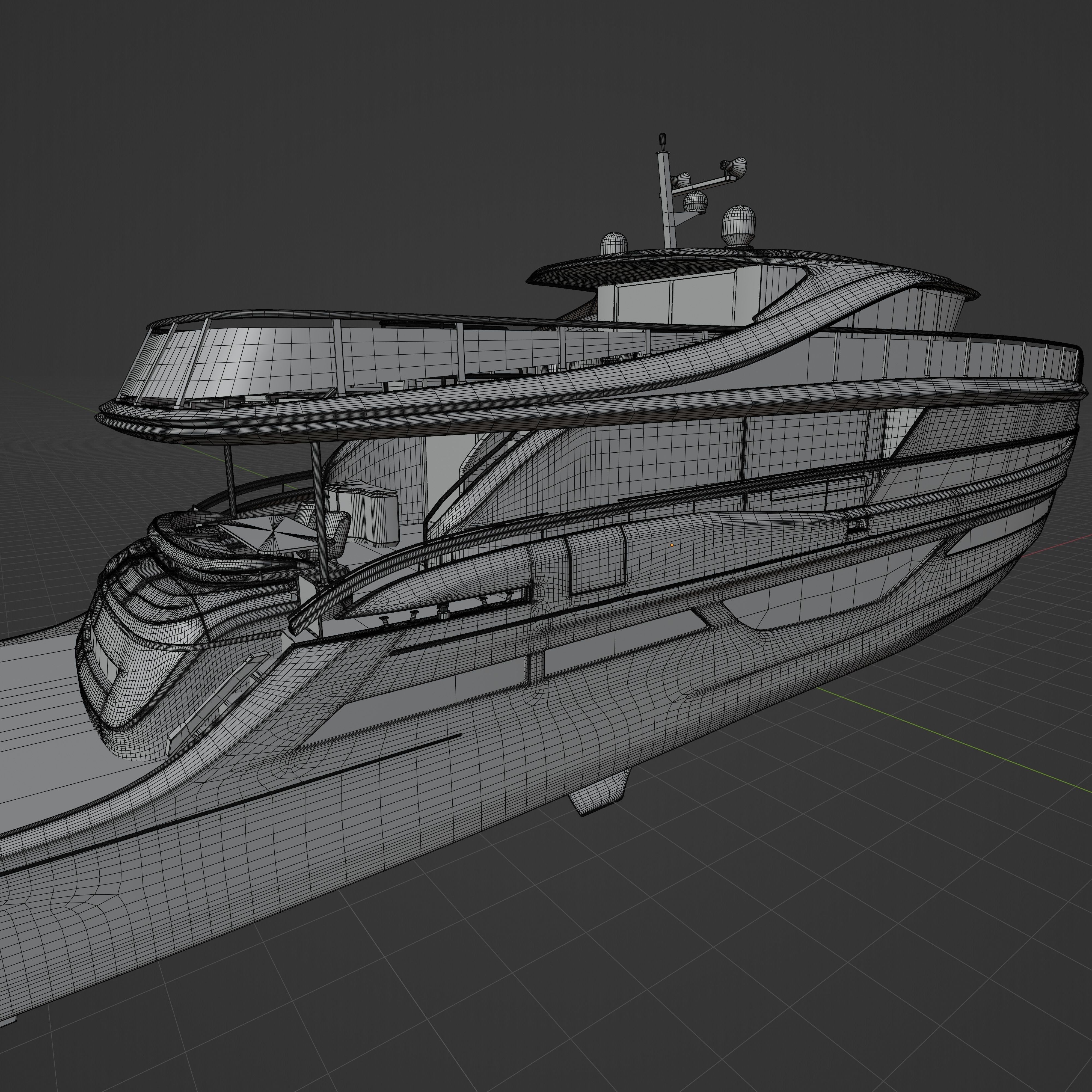 P X95 Luxury Motor Yacht - X Class 3D model_5
