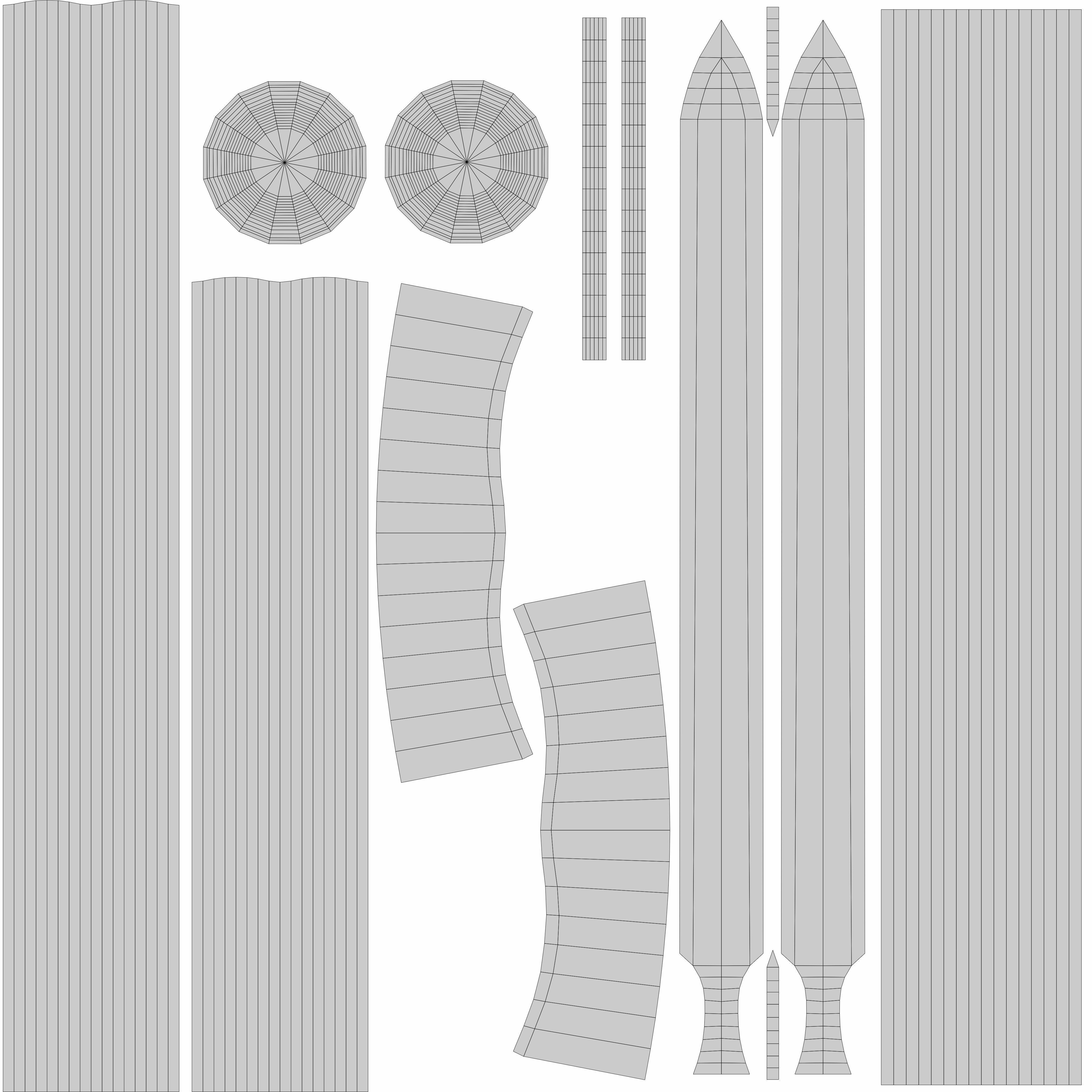 Longspear 02 Low-poly 3D model_8