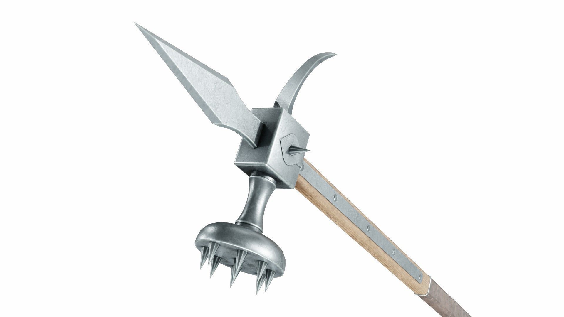 Lucerne hammer 3D model_4