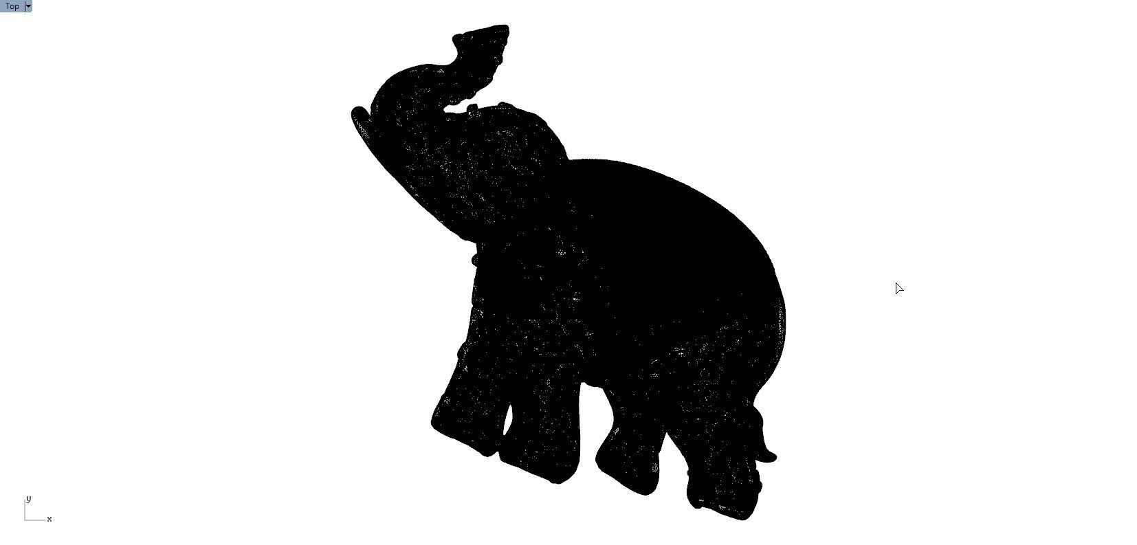 ELEPHANT PENDENT 3D print model_5