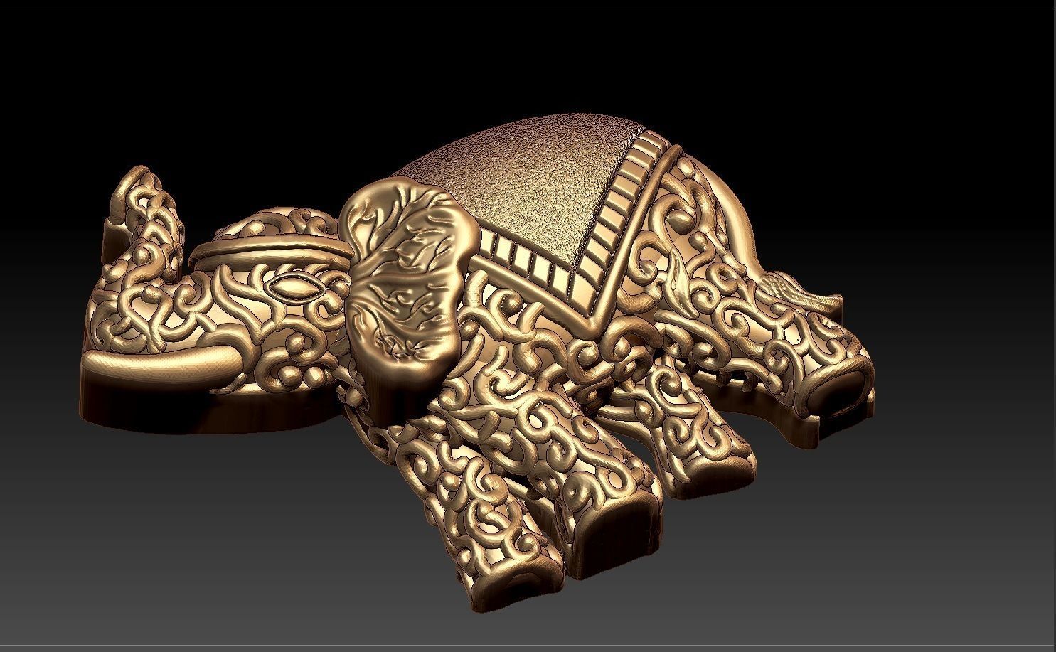 ELEPHANT PENDENT 3D print model_1