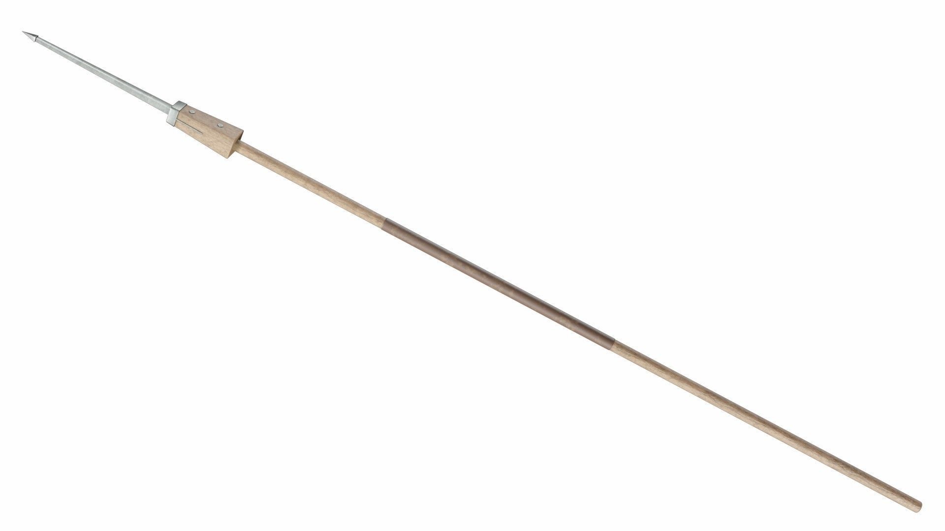 Pilum 02 Low-poly 3D model_1