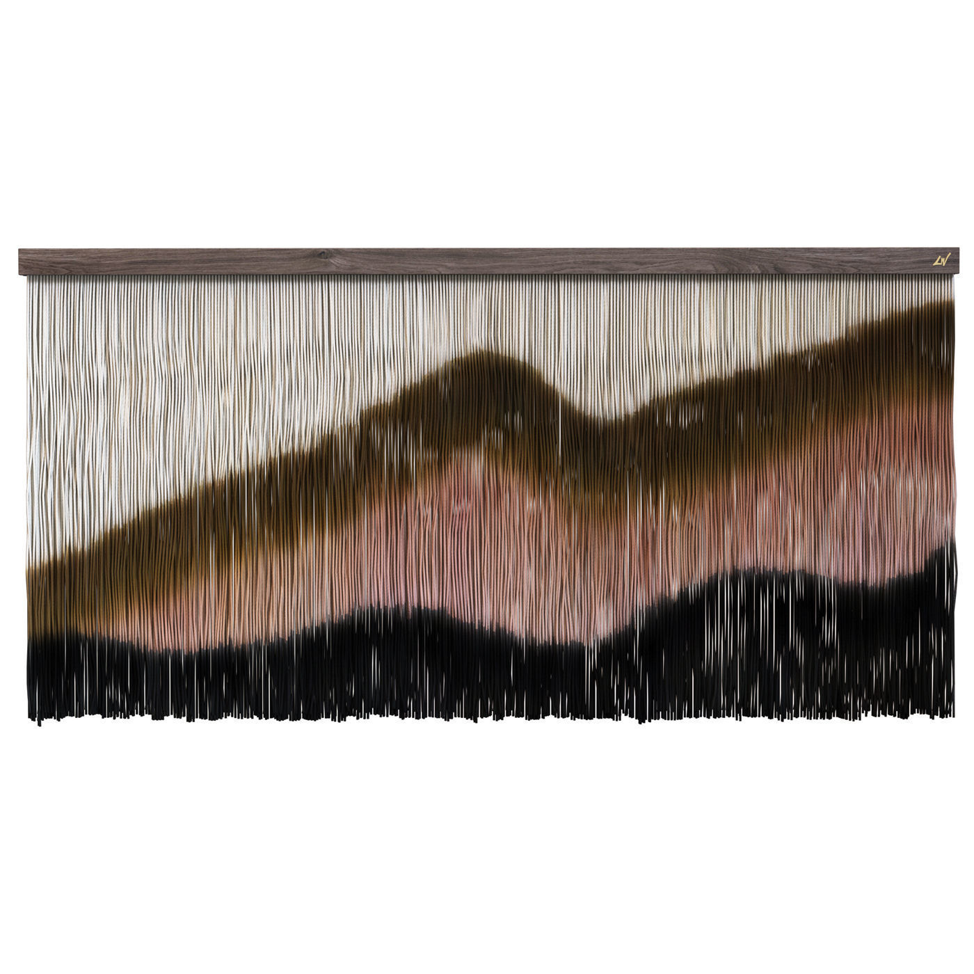 Driftwood decorative panel 3D model_1