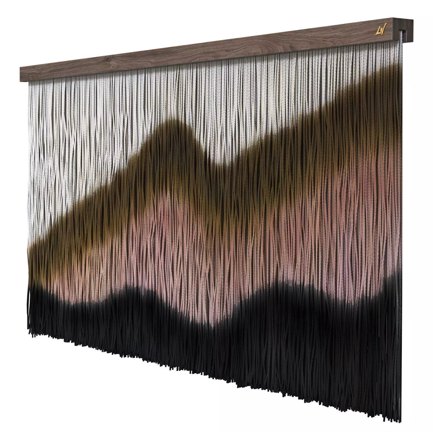 Driftwood decorative panel 3D model_0