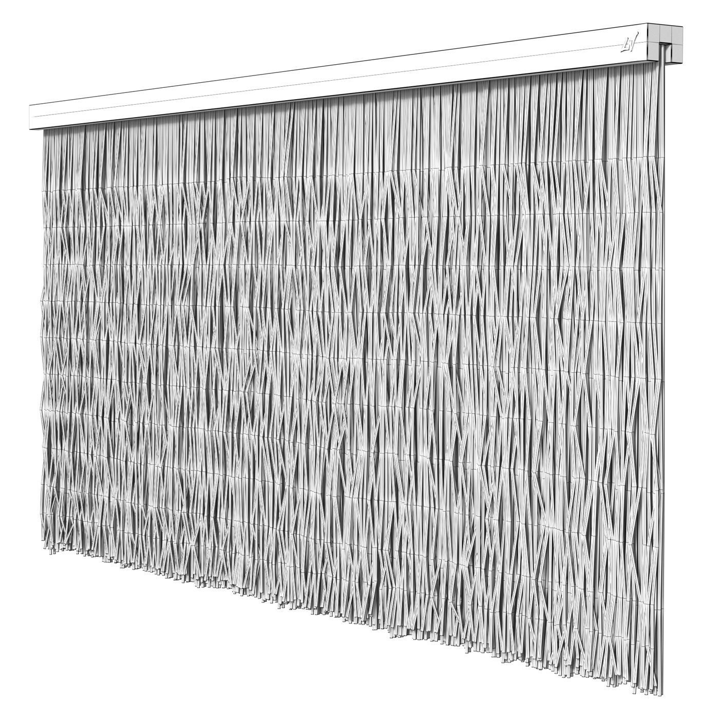 Driftwood decorative panel 3D model_4