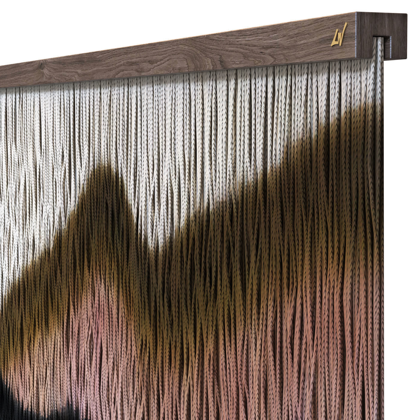 Driftwood decorative panel 3D model_2