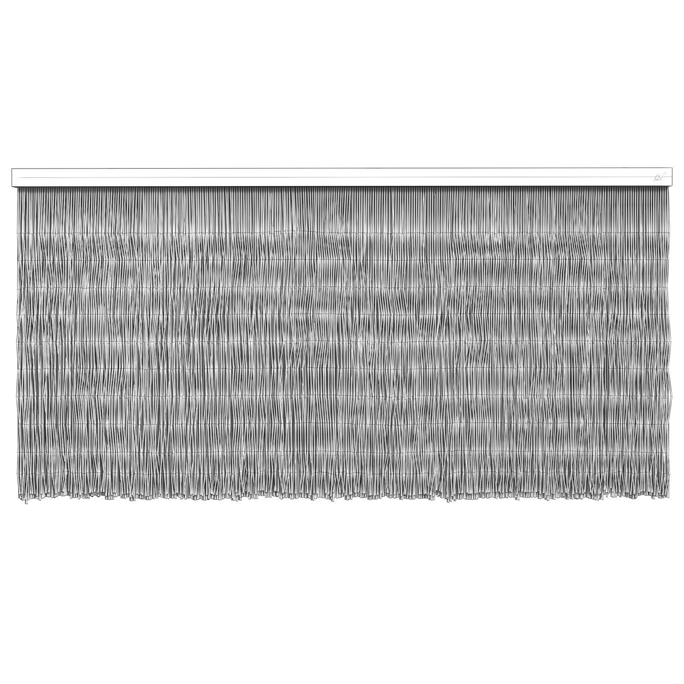 Driftwood decorative panel 3D model_3