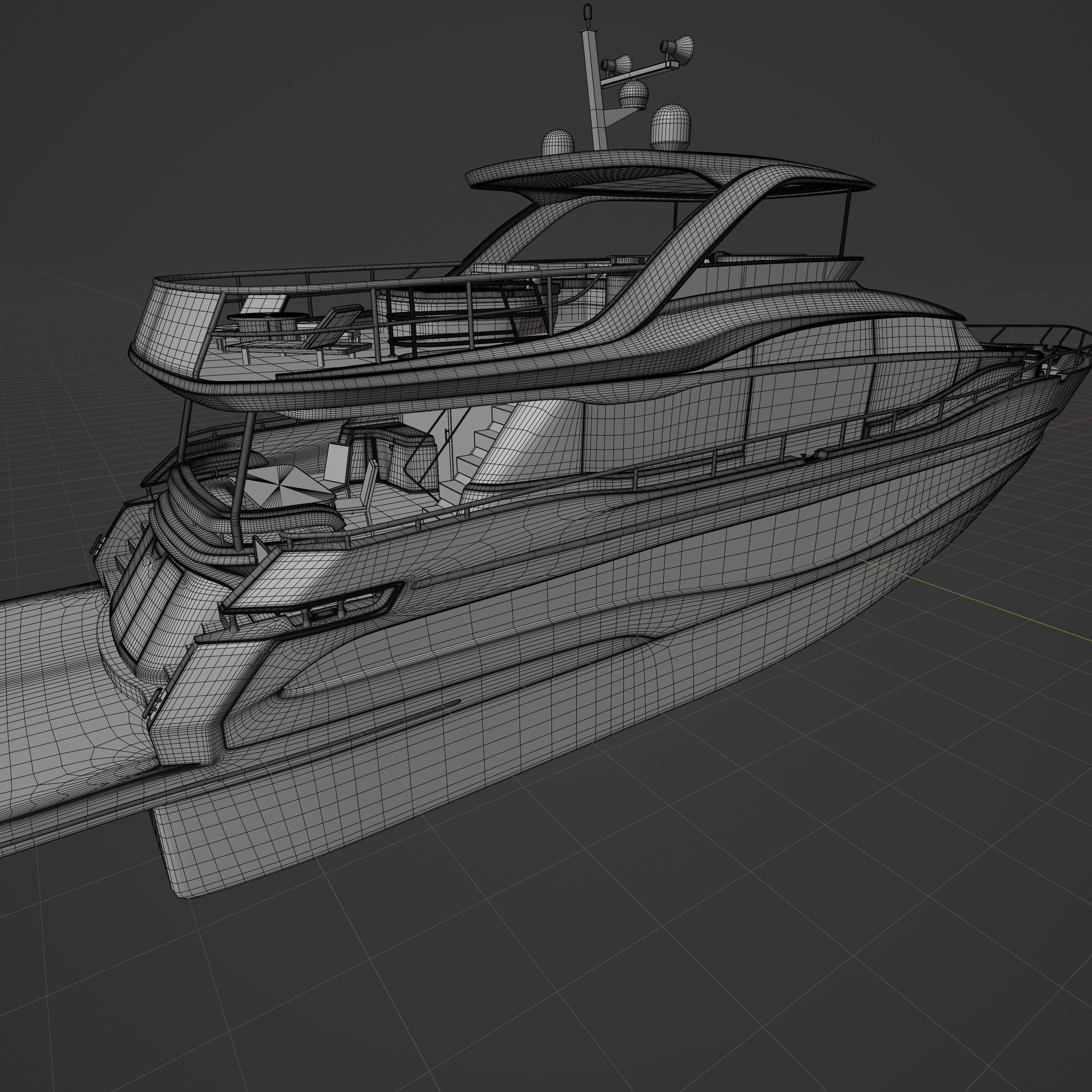 P Y85 Luxury Motor Yacht - Y Class model 3D model_5