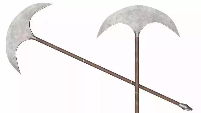 Sharp axe spear