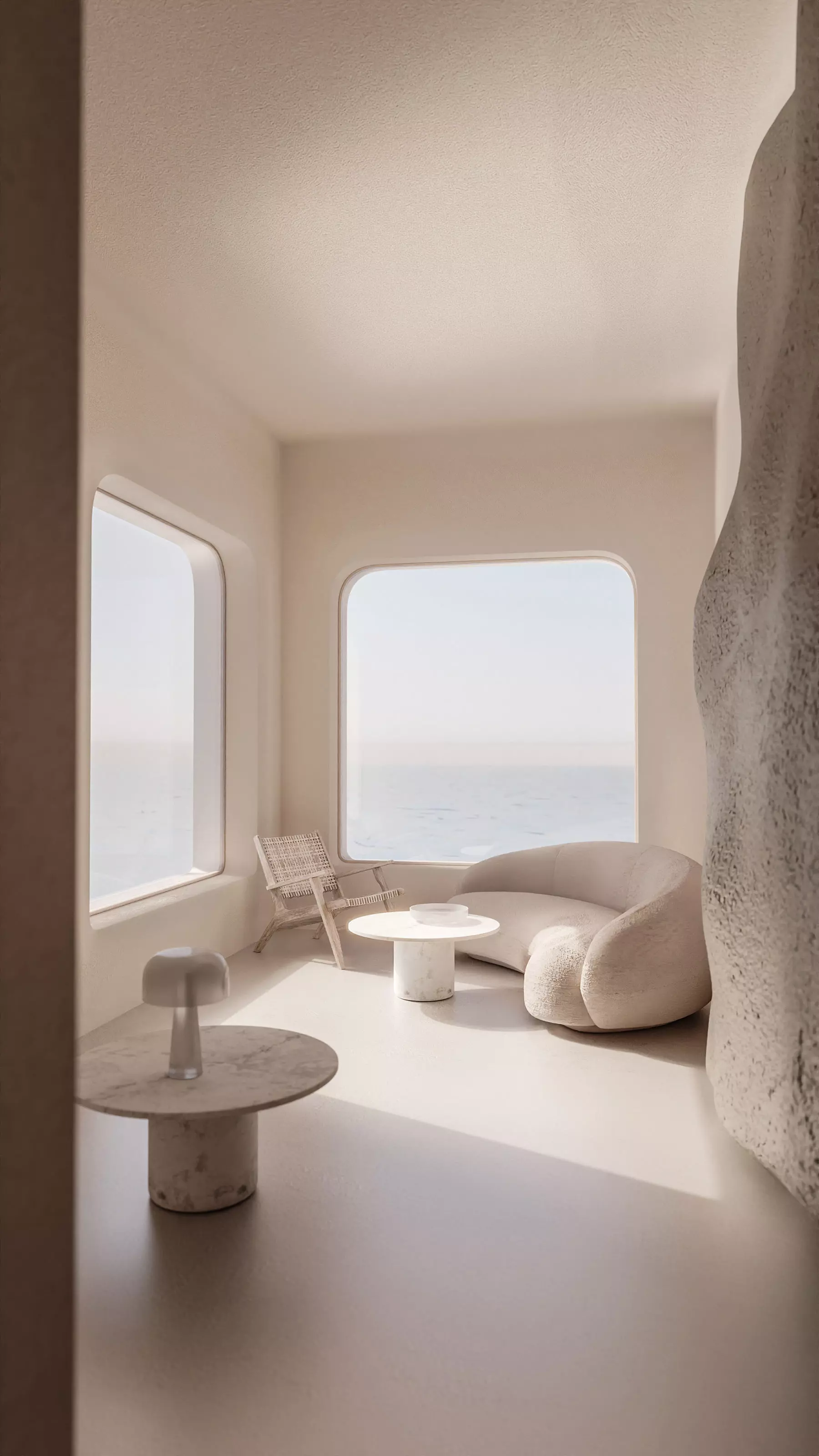 MONN INTERIOR SCENE - Mediterranean living room 3D model