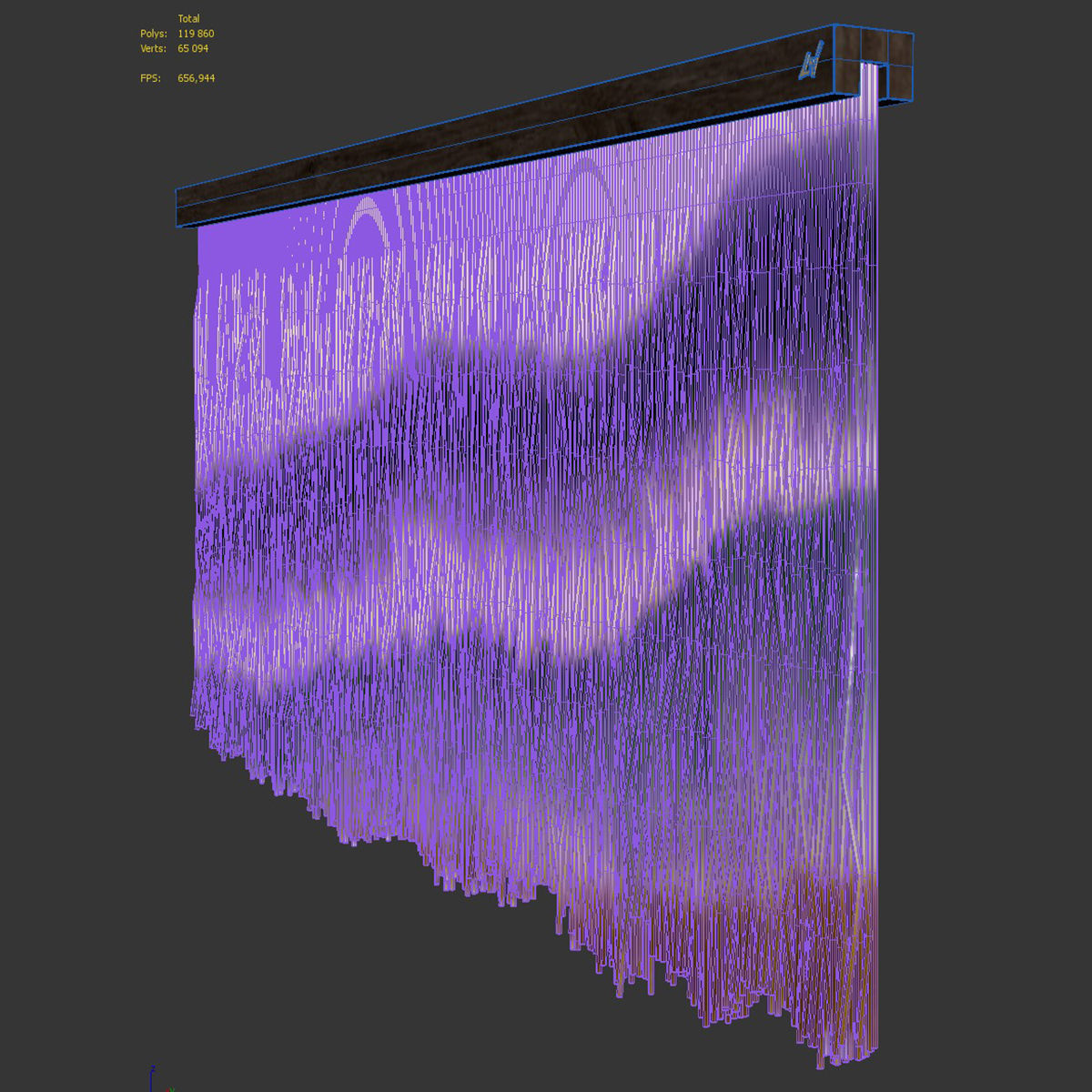 Decorative panel Dead sea 3D model_6