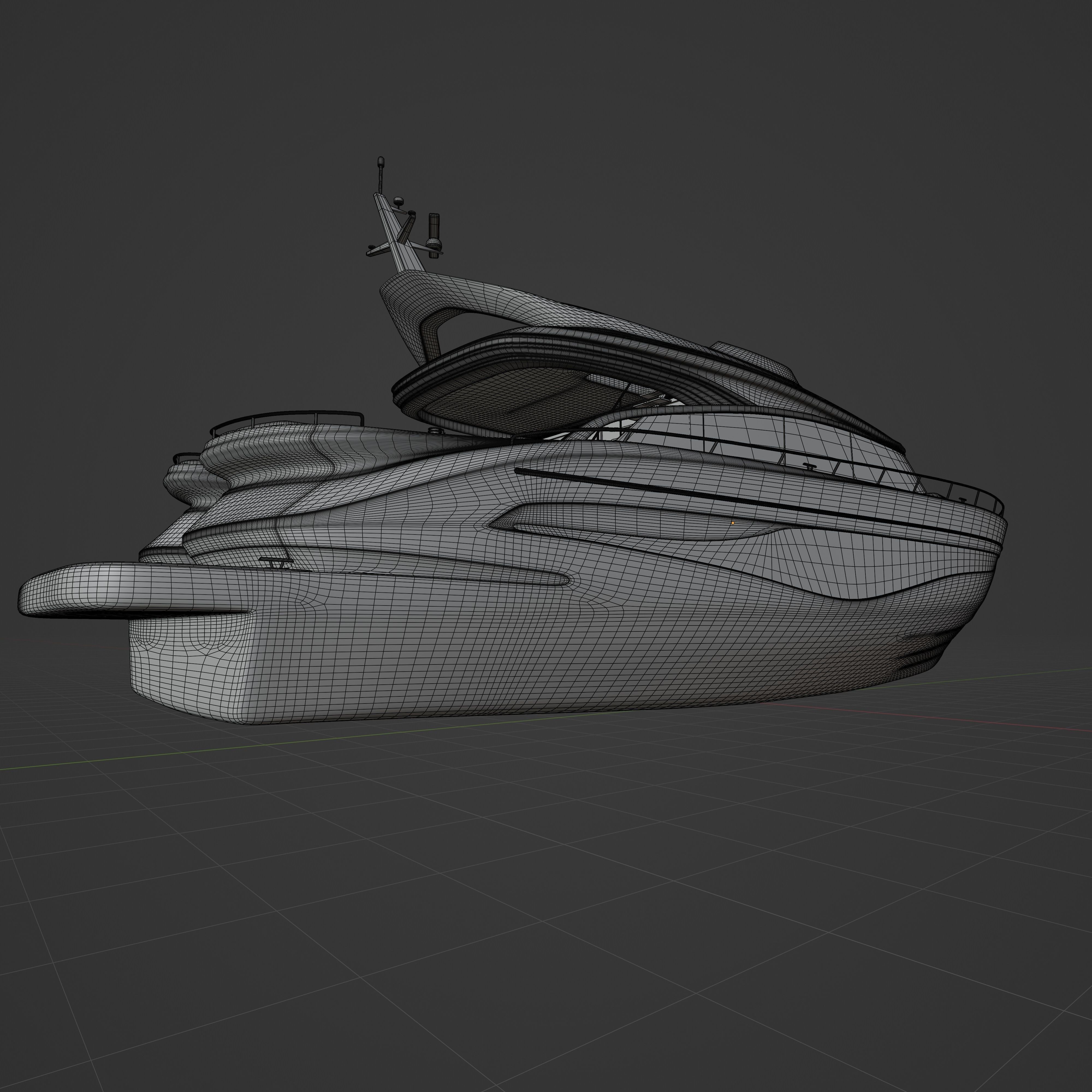 P S80  Luxury Motor Yacht - S Class 3D model_5