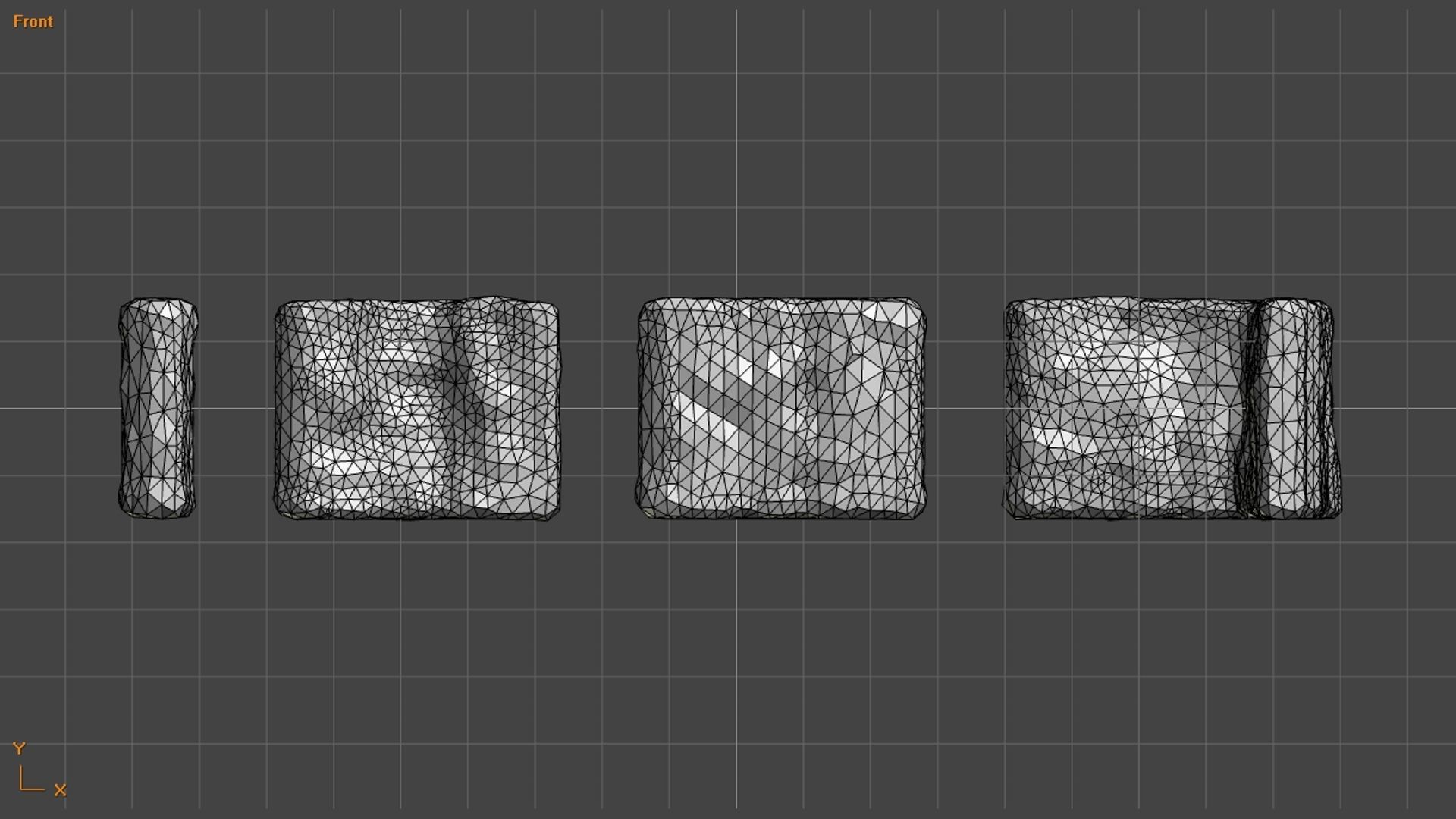 Cave Walls Combo - Base Low-poly 3D model_6