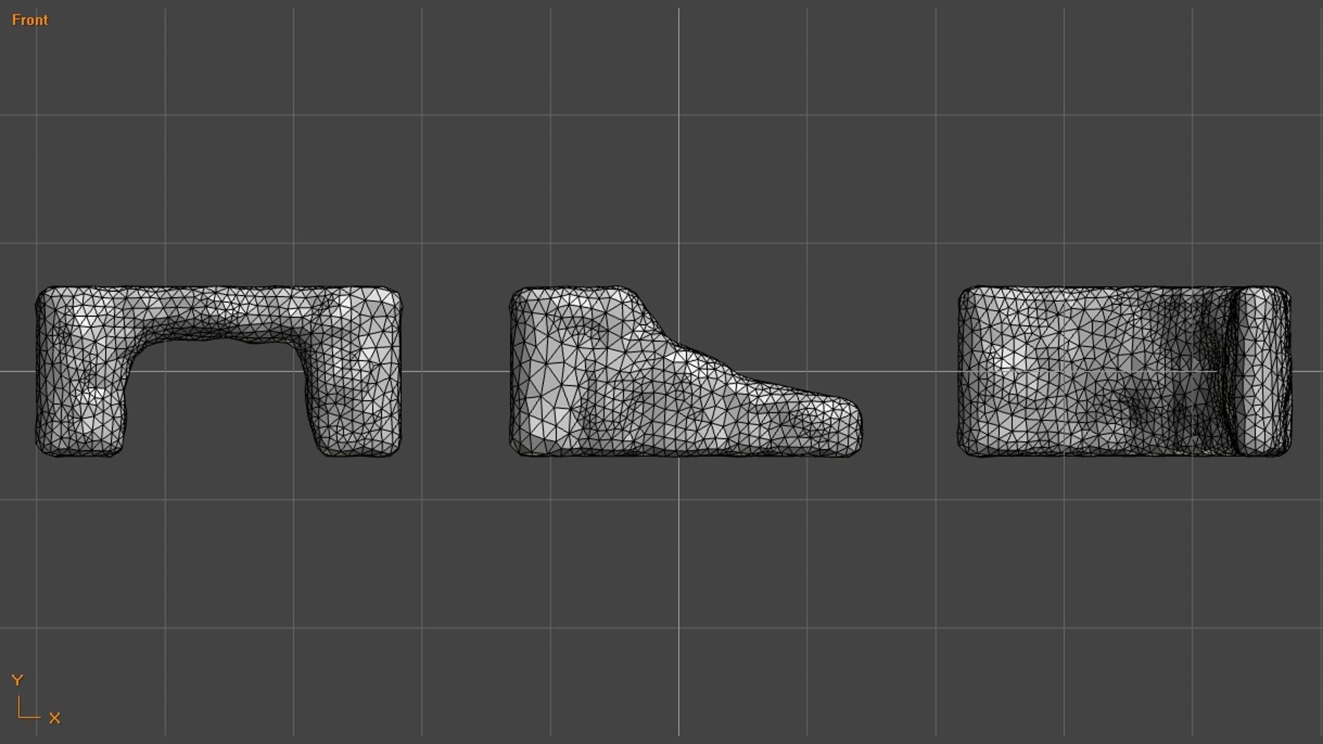 Cave Walls Combo - Base Low-poly 3D model_14