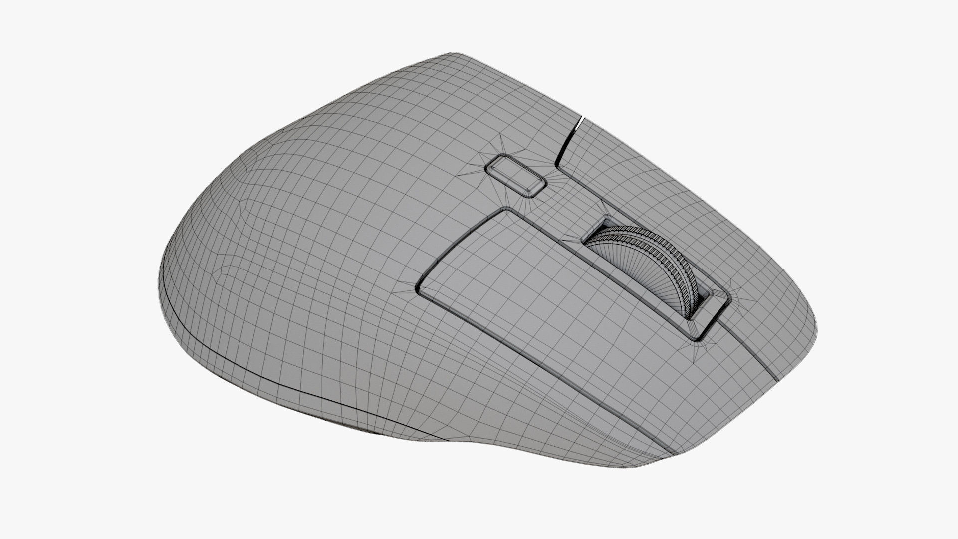 Logitech MX Master 3 Mouse White 3D model_14