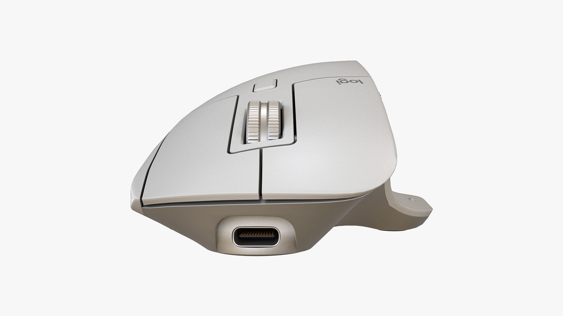 Logitech MX Master 3 Mouse White 3D model_2