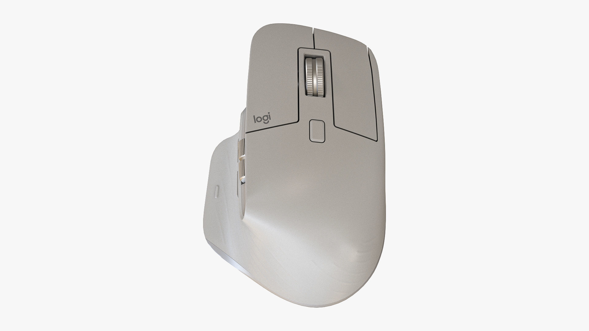 Logitech MX Master 3 Mouse White 3D model_6