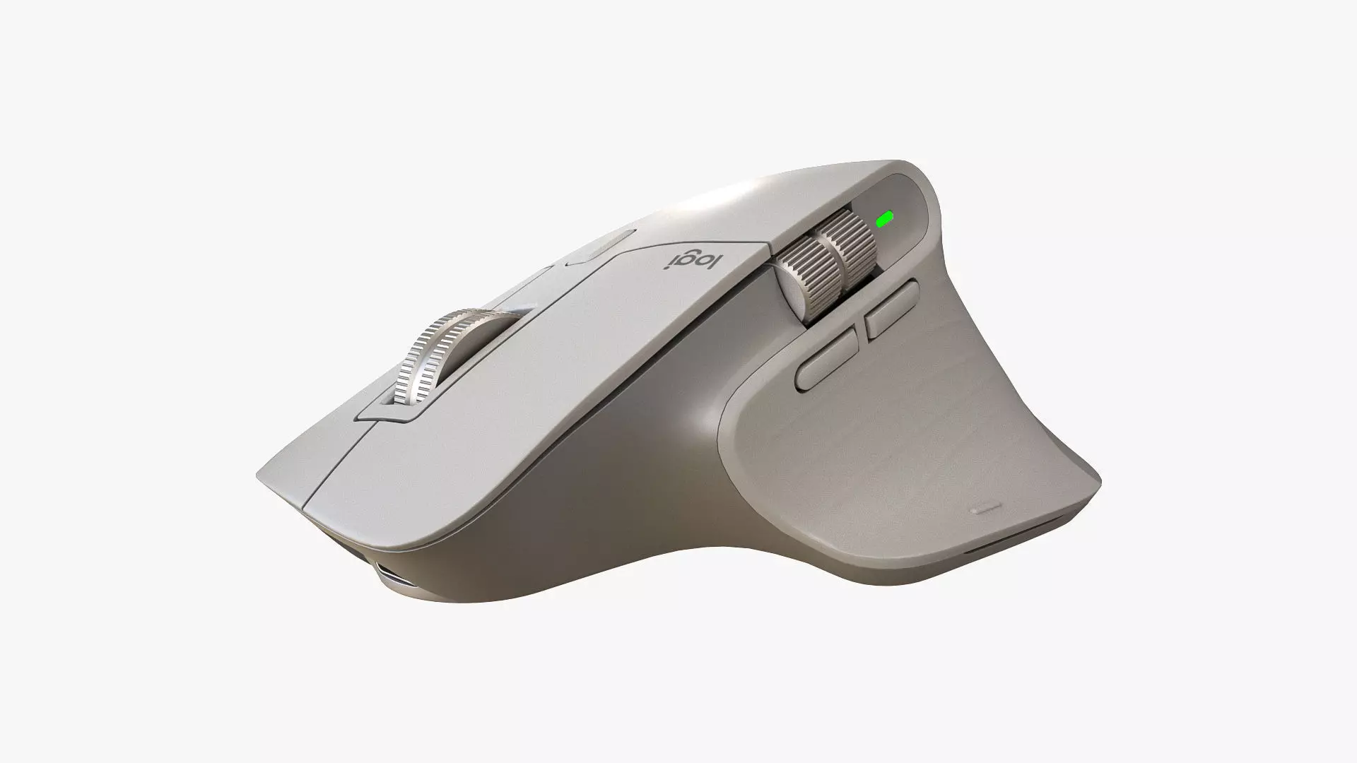 Logitech MX Master 3 Mouse White 3D model_0