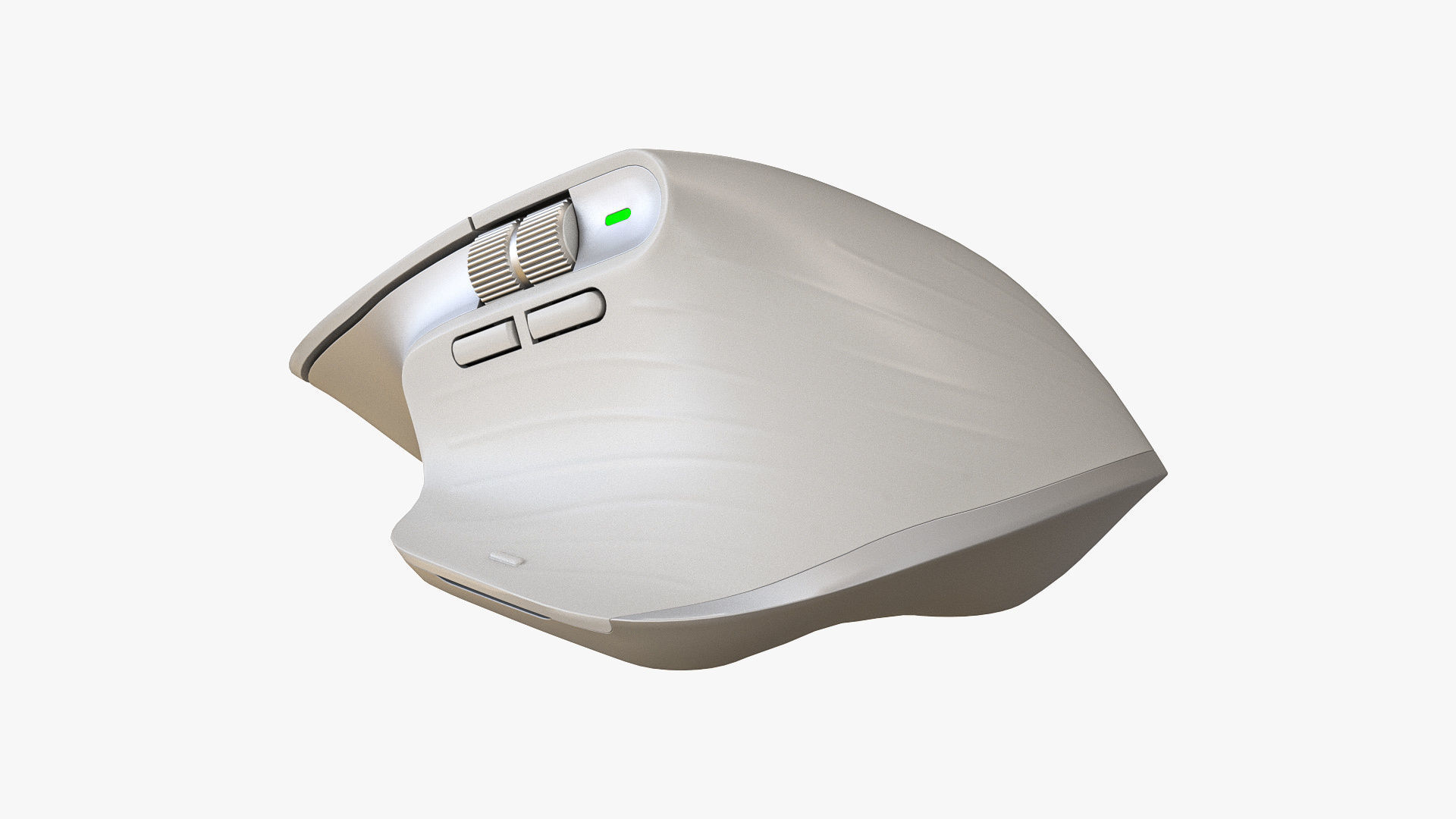 Logitech MX Master 3 Mouse White 3D model_1