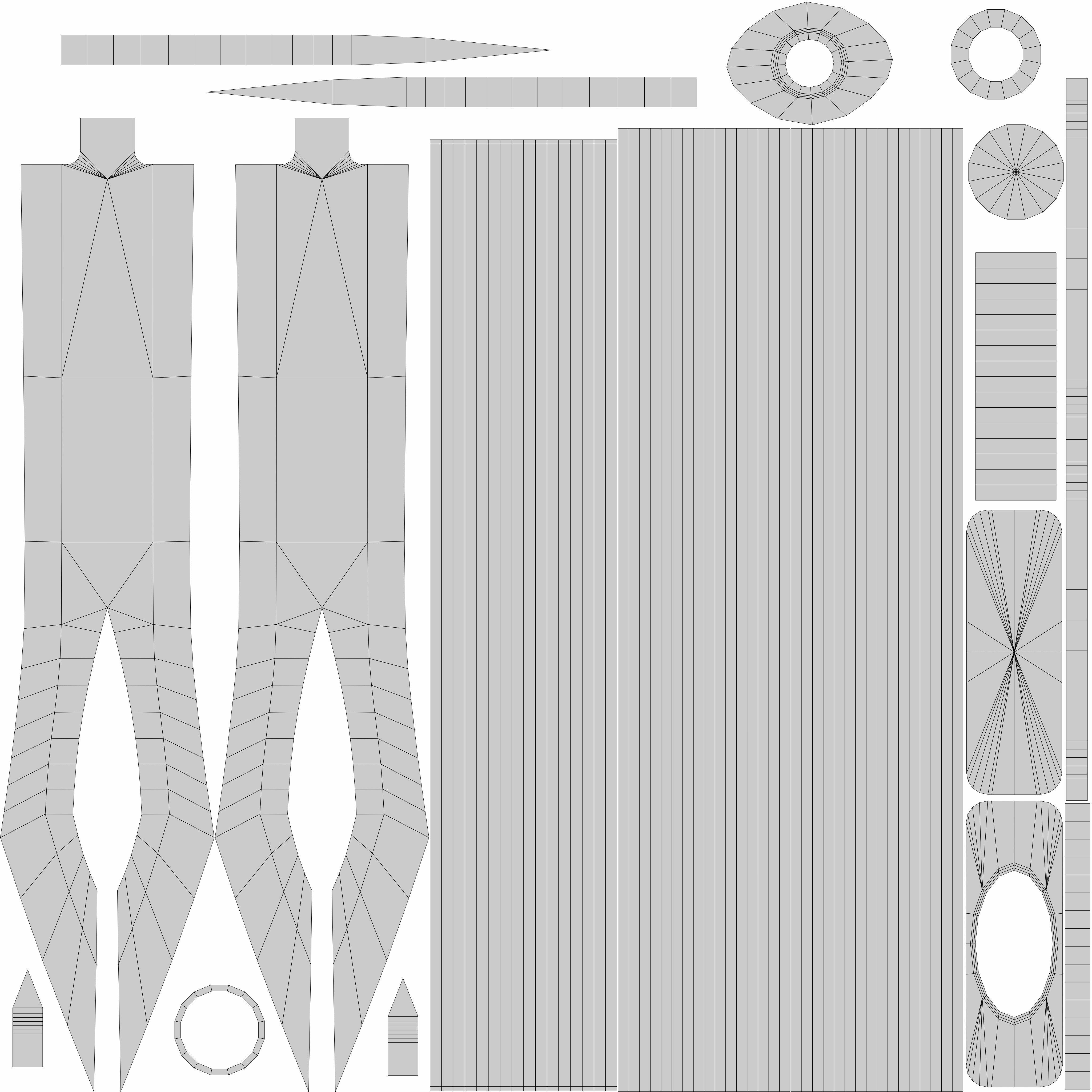 Spear 05 Low-poly 3D model_8