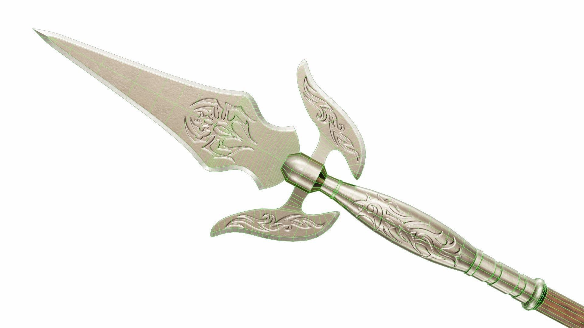 Spear 06 3D model_6