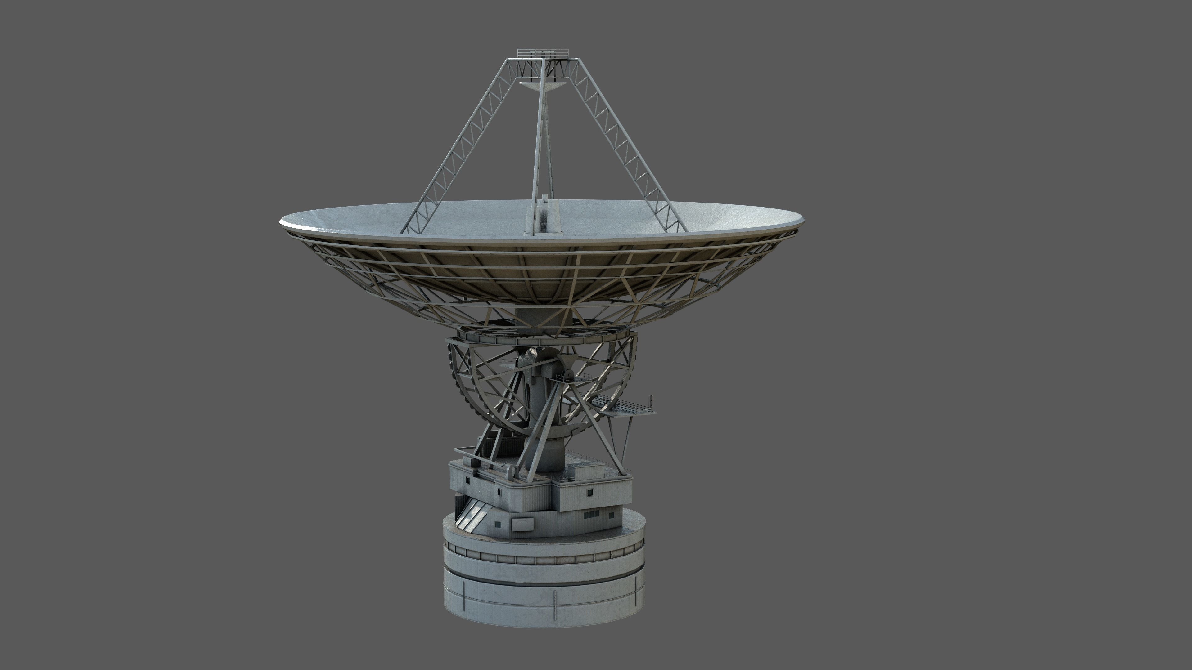 3D model Deep Space Network Antenna VR / AR / lowpoly CGTrader