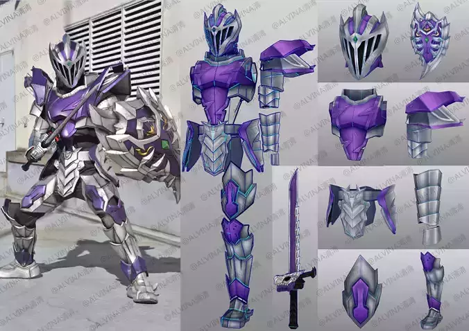 Kishiryu Sentai  Gaisorg Armor - Cosplay Pepakura Foam Full