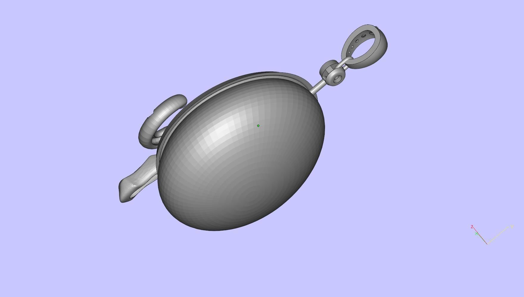 PANTHER pendant 3D print model_6