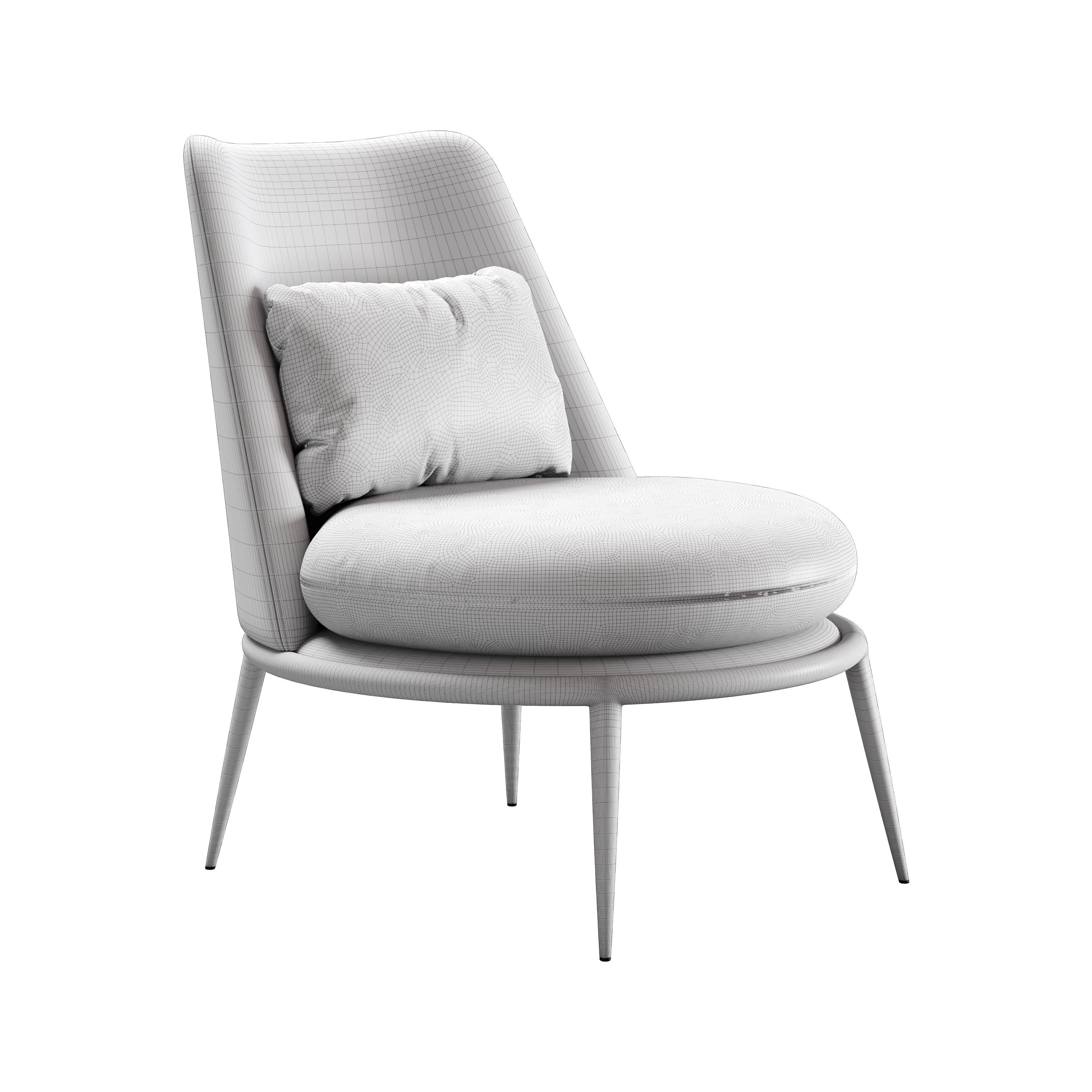 AURORA ARMCHAIR BY CANTORI 3D model_2