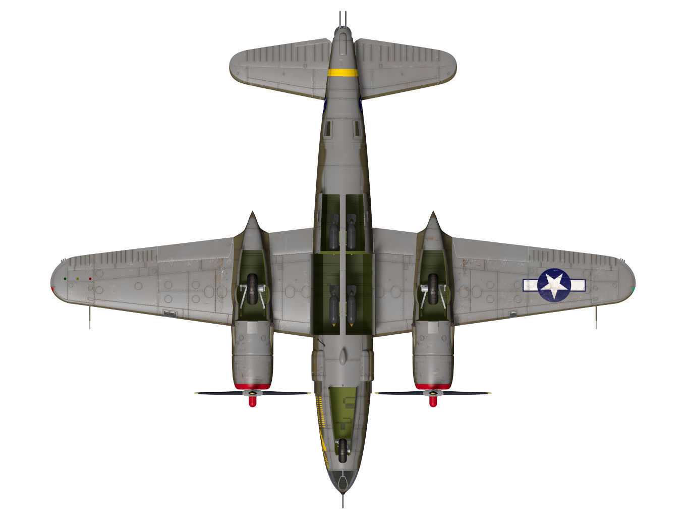 Martin B-26 Marauder 3D model_15