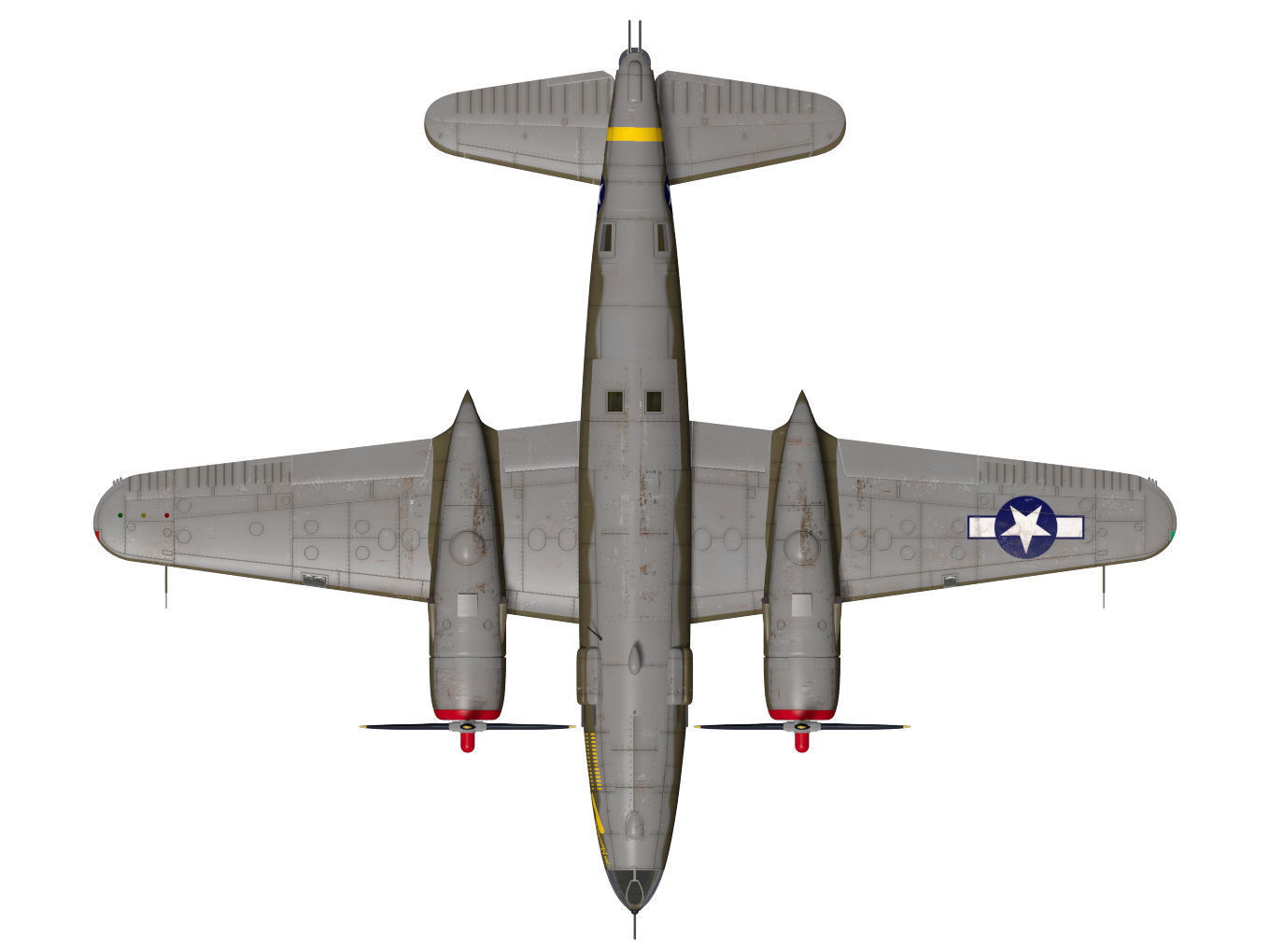 Martin B-26 Marauder 3D model_14