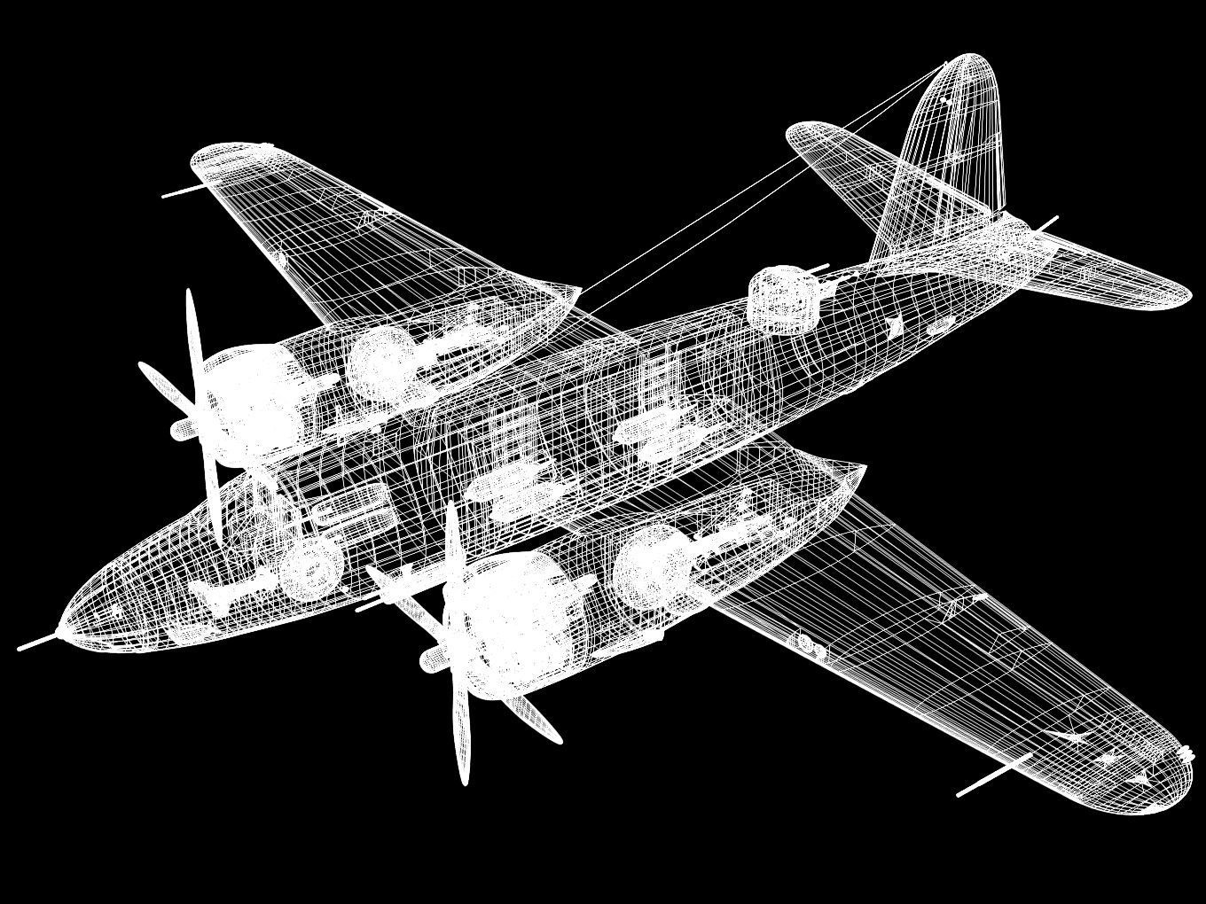 Martin B-26 Marauder 3D model_16
