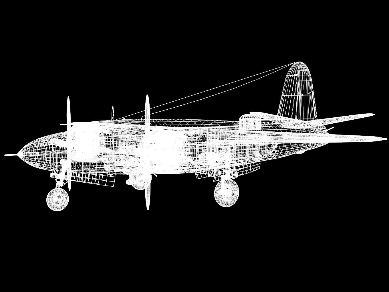 Martin B-26 Marauder 3D model_17
