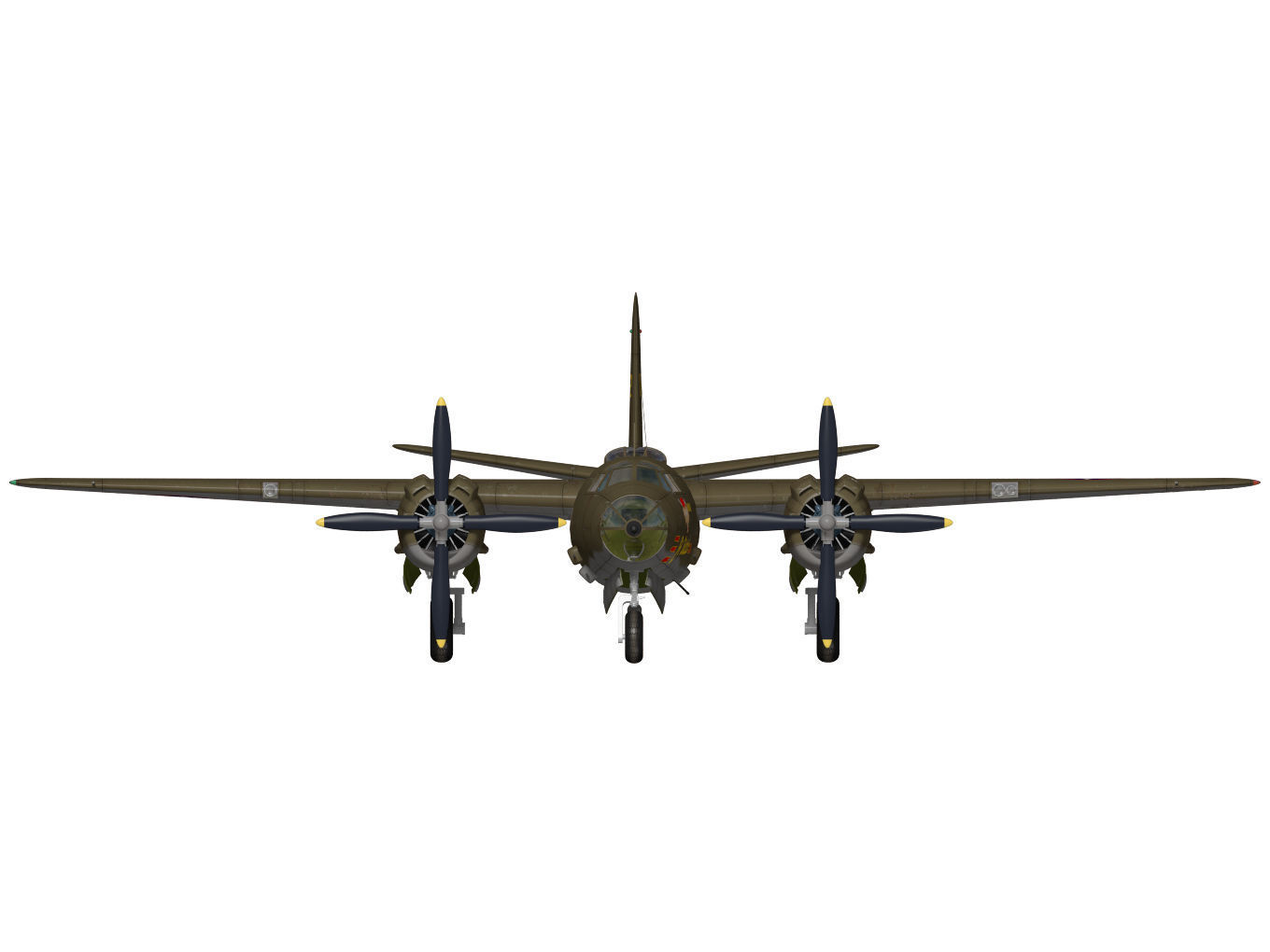 Martin B-26 Marauder 3D model_12
