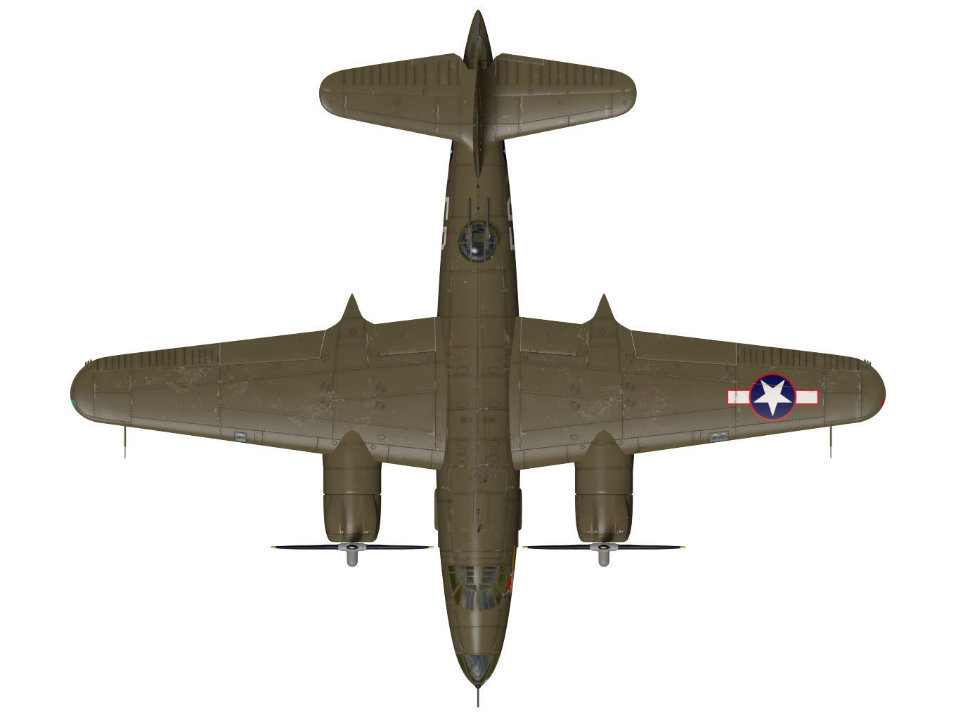 Martin B-26 Marauder 3D model_13