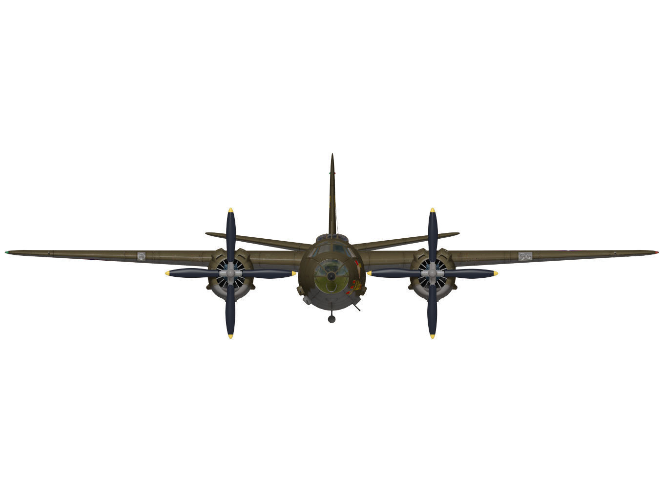 Martin B-26 Marauder 3D model_11