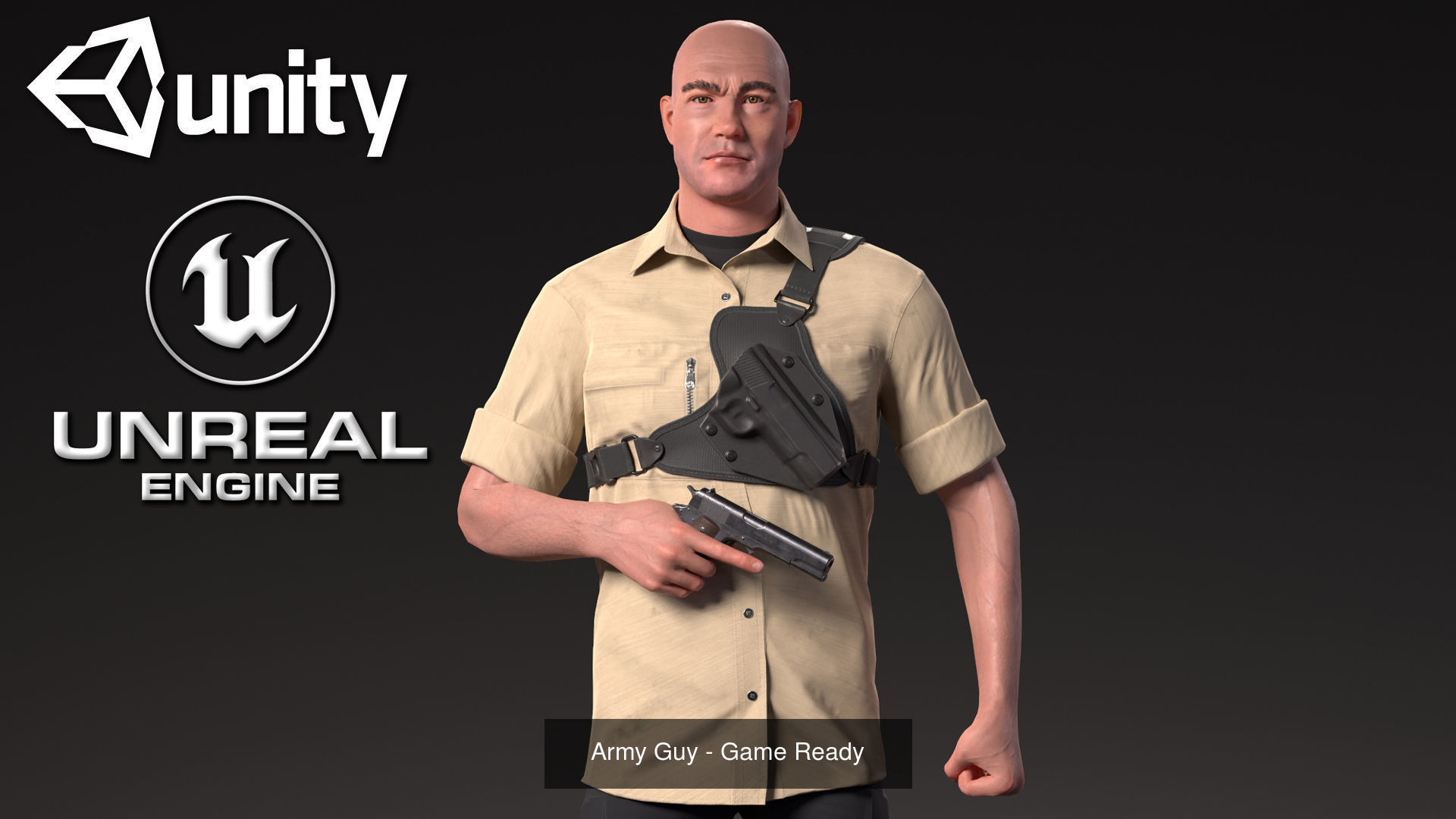 Military Characters Bundle 3D Model Collection_4