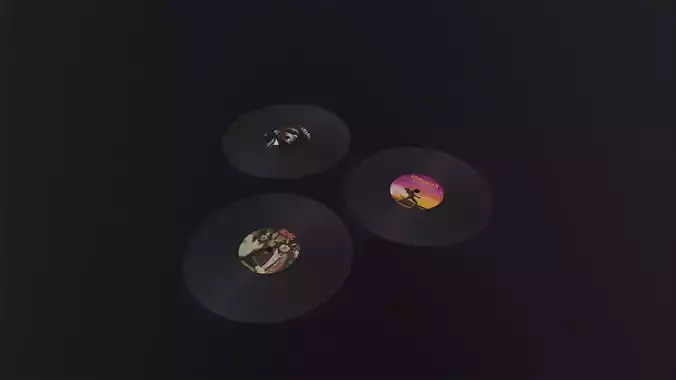 Vinyl Record 3D Model